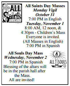 saints and all souls day