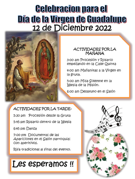 Novena a la Virgen de Guadalupe 2023